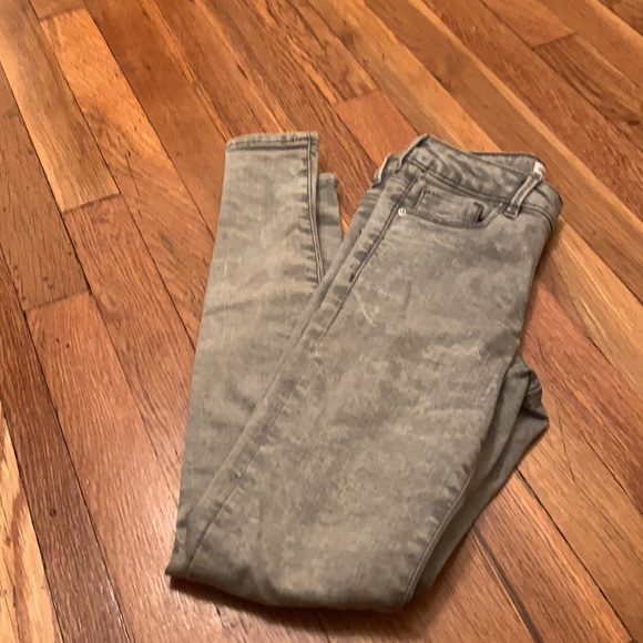 Zara girls skinny jeans light gray color size 10 - Picture 5 of 5